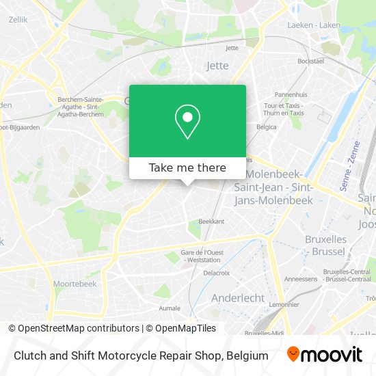 Clutch and Shift Motorcycle Repair Shop map