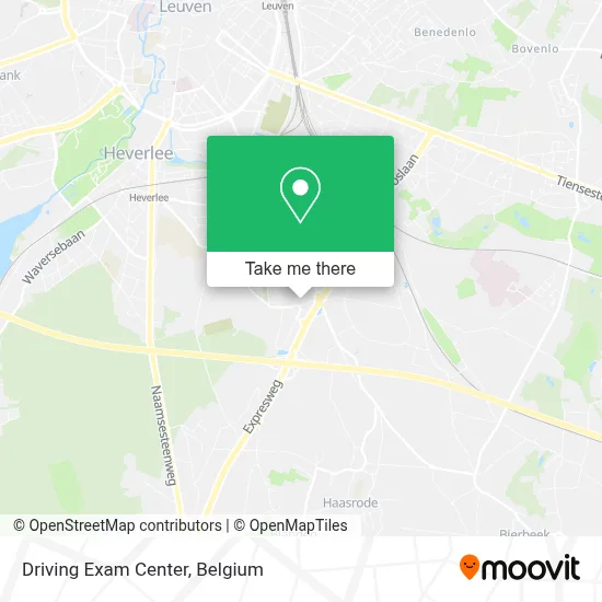 Driving Exam Center map