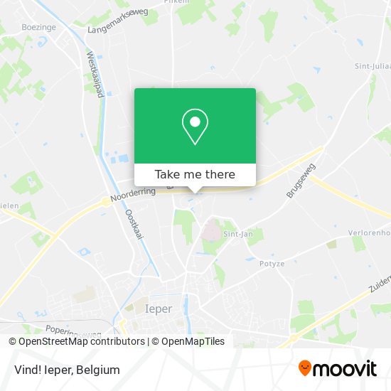 Vind! Ieper map