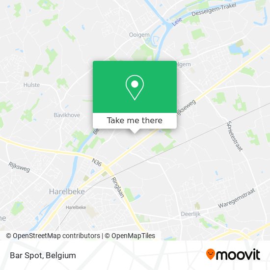 Bar Spot map