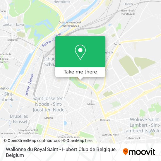 Wallonne du Royal Saint - Hubert Club de Belgique map