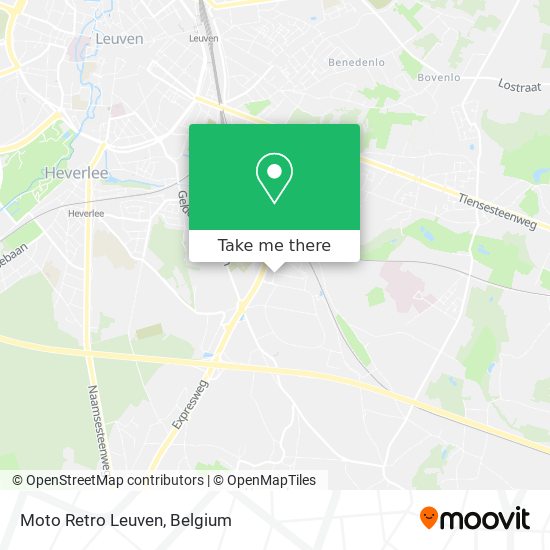 Moto Retro Leuven map