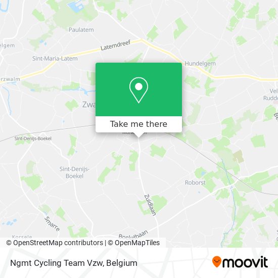 Ngmt Cycling Team Vzw map