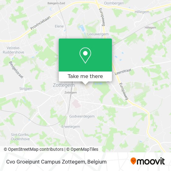 Cvo Groeipunt Campus Zottegem map