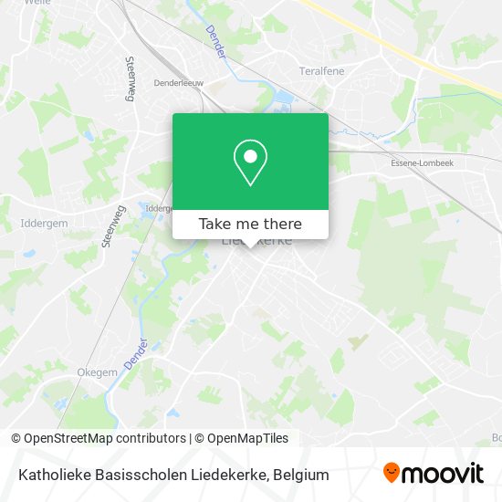 Katholieke Basisscholen Liedekerke map