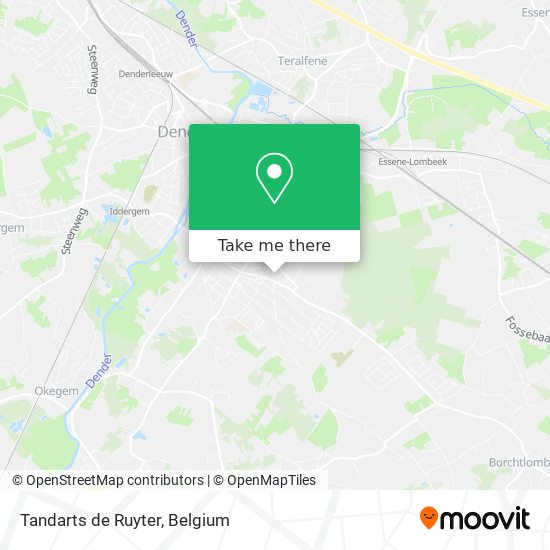 Tandarts de Ruyter map