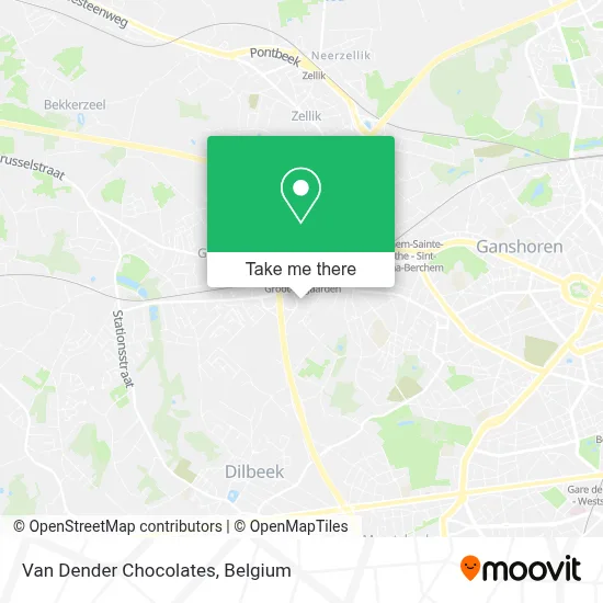 Van Dender Chocolates map