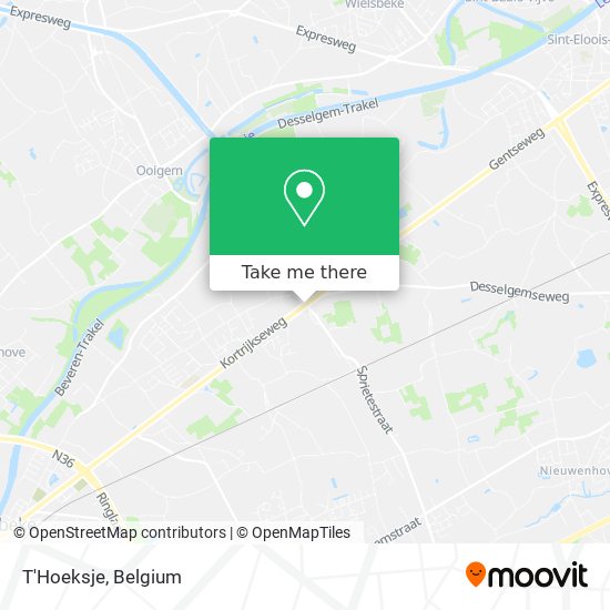 T'Hoeksje map