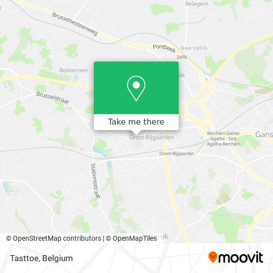 Tasttoe map