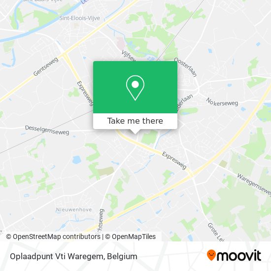 Oplaadpunt Vti Waregem map