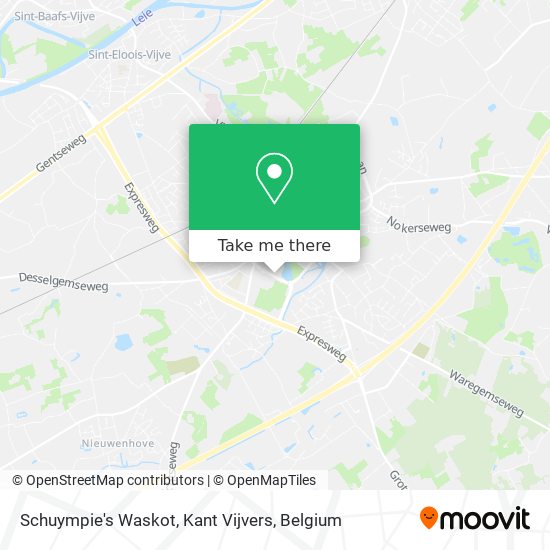 Schuympie's Waskot, Kant Vijvers map