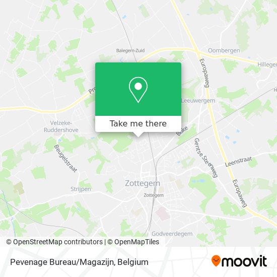 Pevenage Bureau/Magazijn map