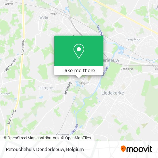 Retouchehuis Denderleeuw map