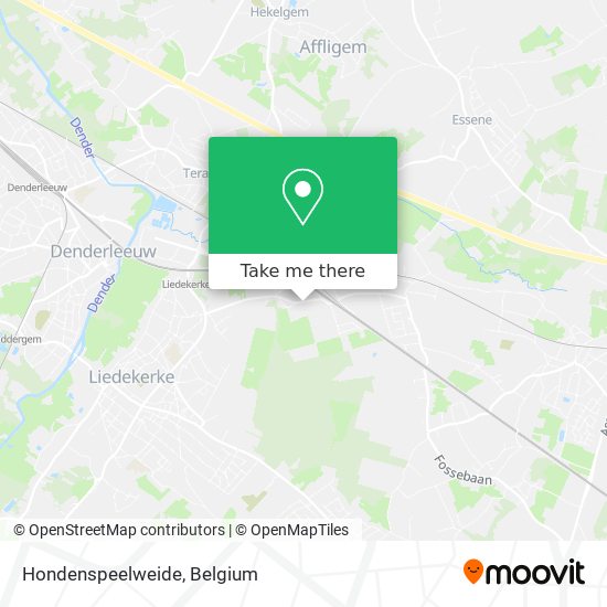 Hondenspeelweide map