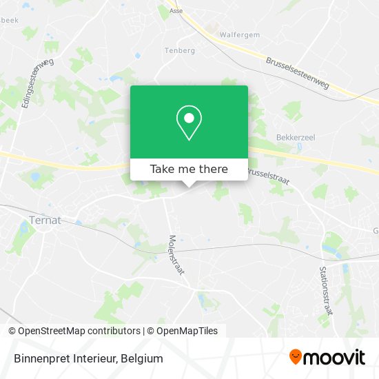 Binnenpret Interieur plan