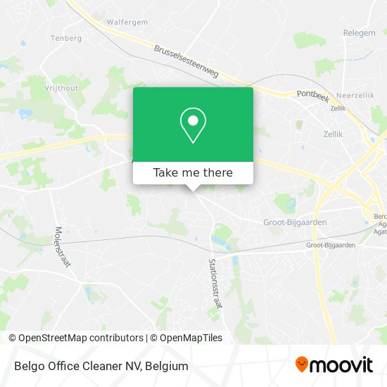 Belgo Office Cleaner NV map