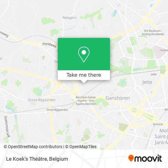 Le Koek's Théâtre plan