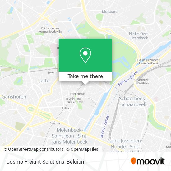 Cosmo Freight Solutions map