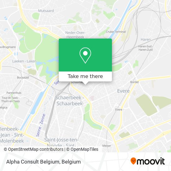 Alpha Consult Belgium map