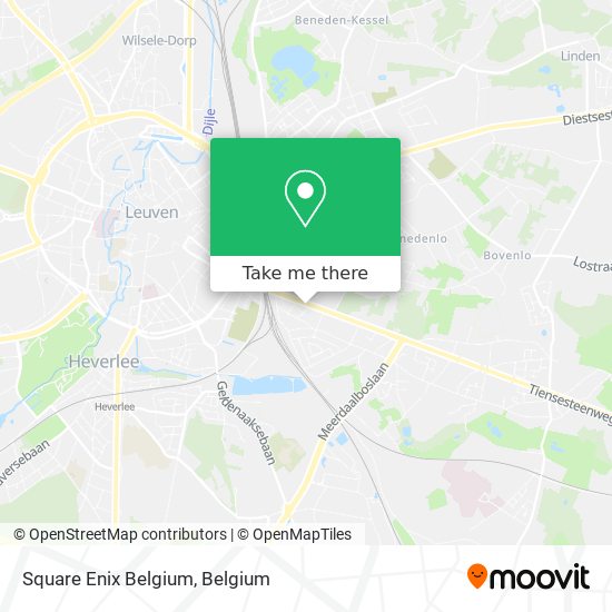 Square Enix Belgium map