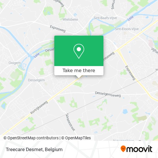 Treecare Desmet map