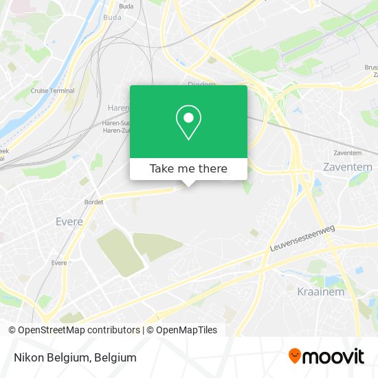 Nikon Belgium map
