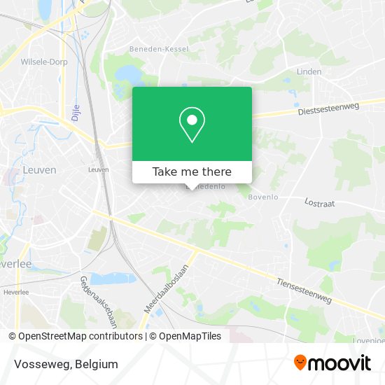 Vosseweg map