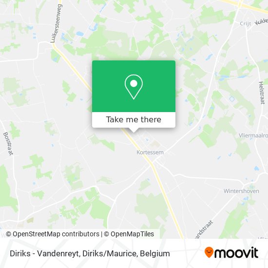 Diriks - Vandenreyt, Diriks / Maurice map