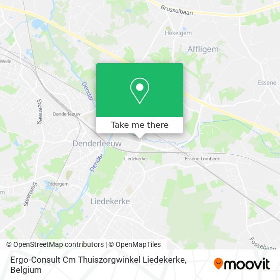 Ergo-Consult Cm Thuiszorgwinkel Liedekerke plan