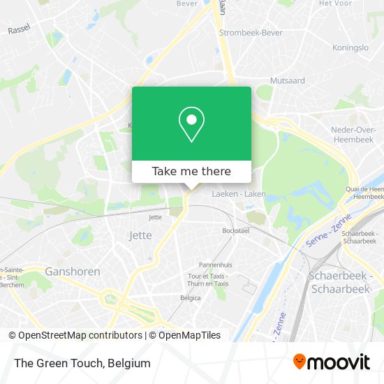 The Green Touch map