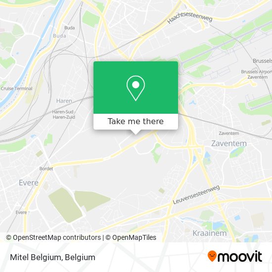 Mitel Belgium map