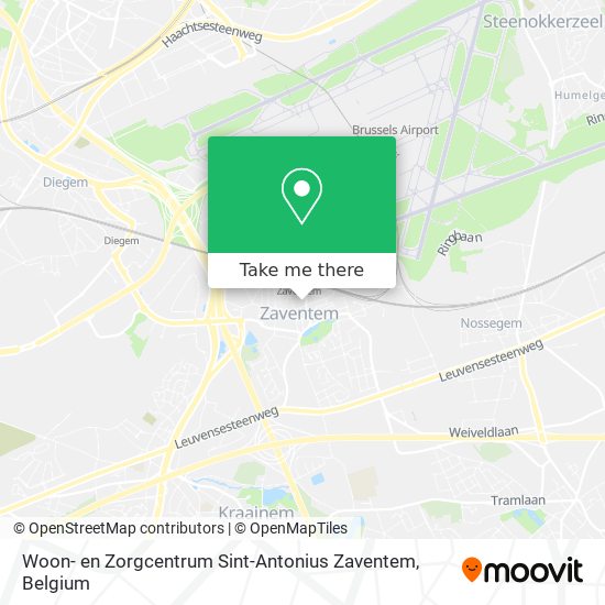 Woon- en Zorgcentrum Sint-Antonius Zaventem map