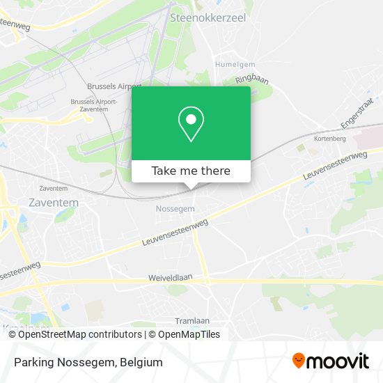 Parking Nossegem map