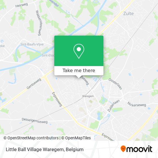 Little Ball Village Waregem map