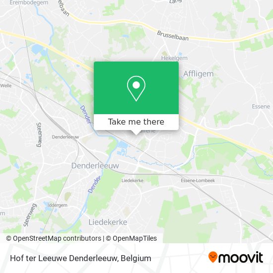 Hof ter Leeuwe Denderleeuw map