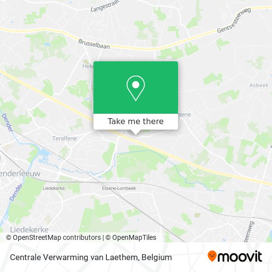 Centrale Verwarming van Laethem map