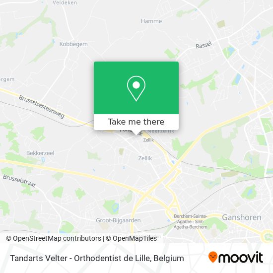 Tandarts Velter - Orthodentist de Lille map