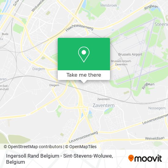 Ingersoll Rand Belgium - Sint-Stevens-Woluwe map