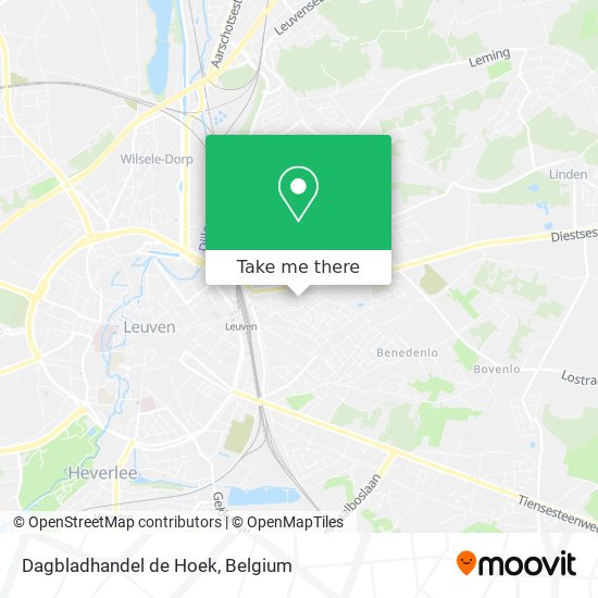 Dagbladhandel de Hoek map