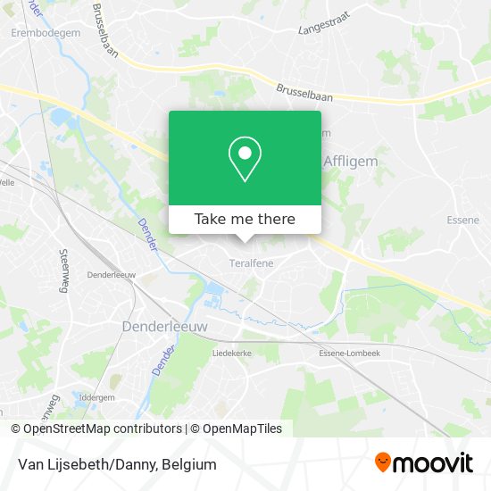 Van Lijsebeth/Danny map