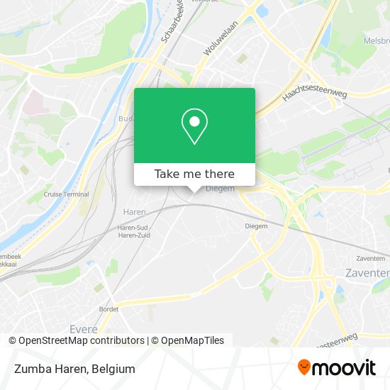 Zumba Haren map