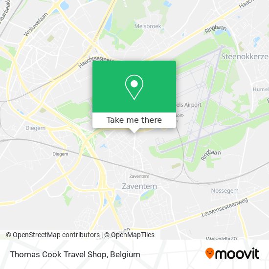 Thomas Cook Travel Shop map