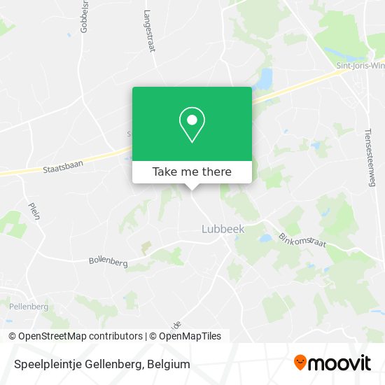 Speelpleintje Gellenberg map