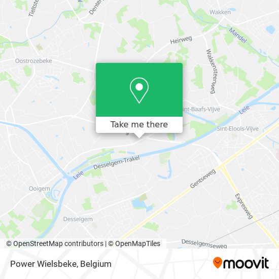 Power Wielsbeke map