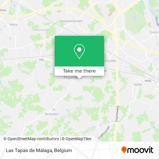 Las Tapas de Málaga map
