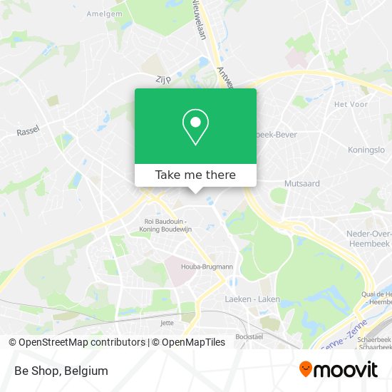 Be Shop map