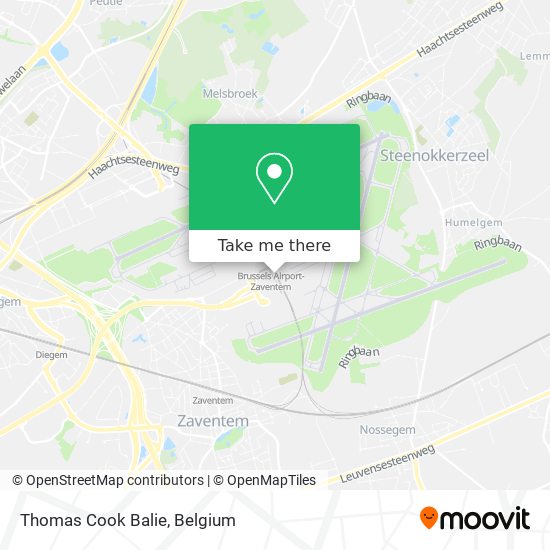 Thomas Cook Balie map