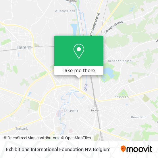 Exhibitions International Foundation NV map