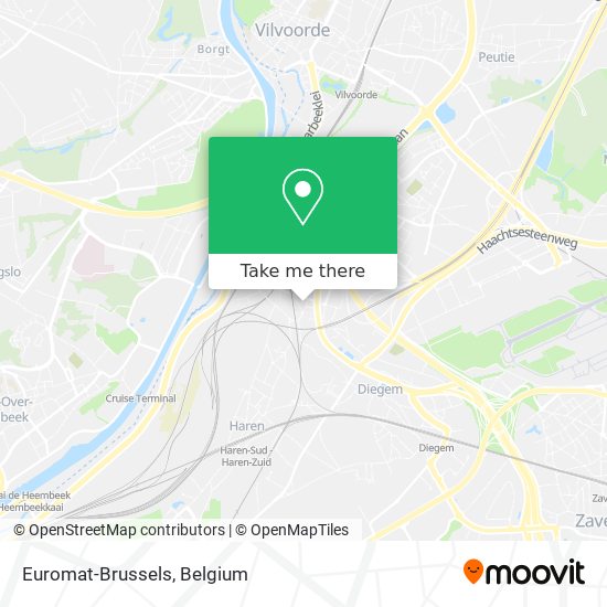 Euromat-Brussels map