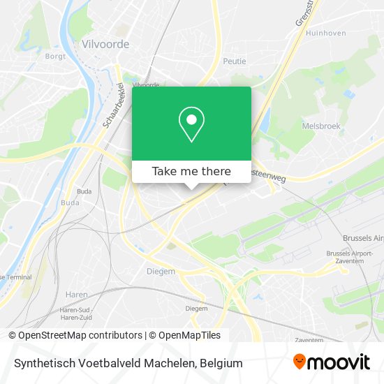 Synthetisch Voetbalveld Machelen plan